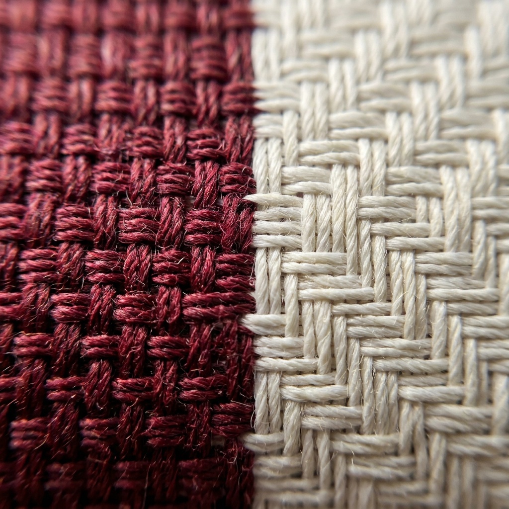 Fabric weave texture of the Retro Stripe Classic Shirt